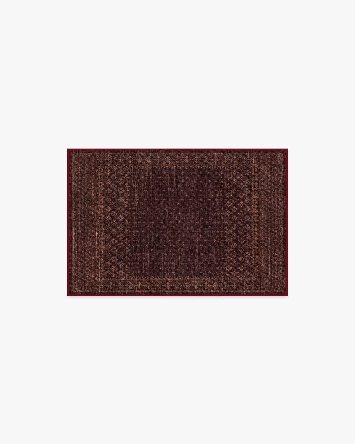 Fernanda Burgundy Flatwoven Rug