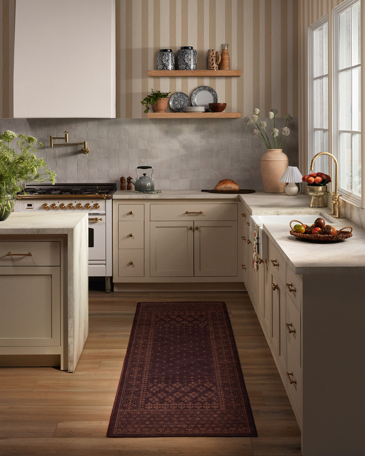 Fernanda Burgundy Rug