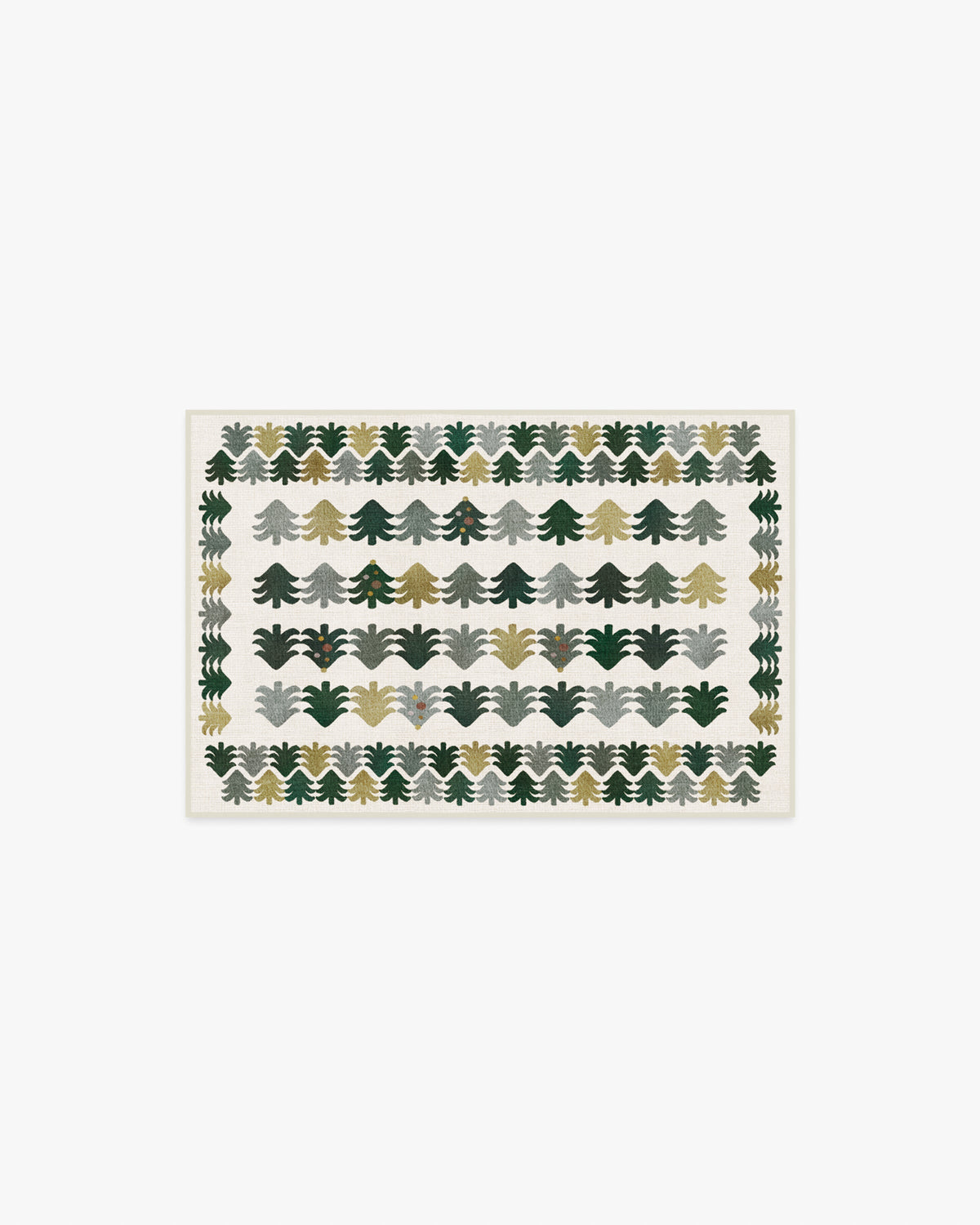 Festive Forest Green Rug