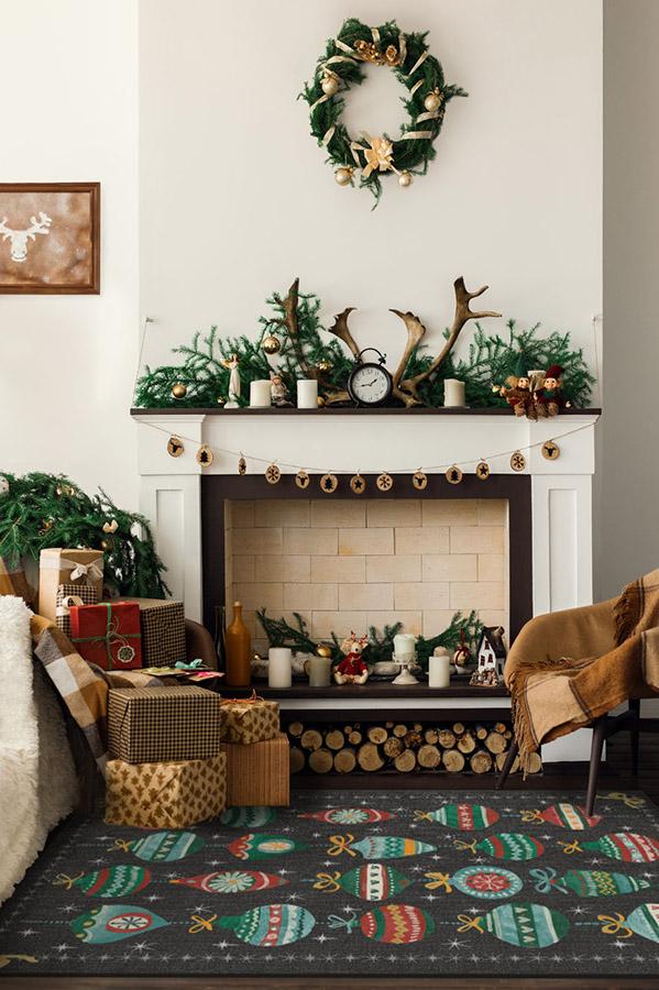Festive Garland Multicolor Rug