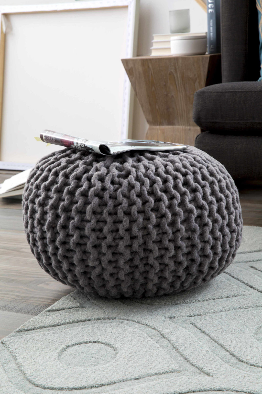 Welaka Eye Pattern Wool Rug - Clearance