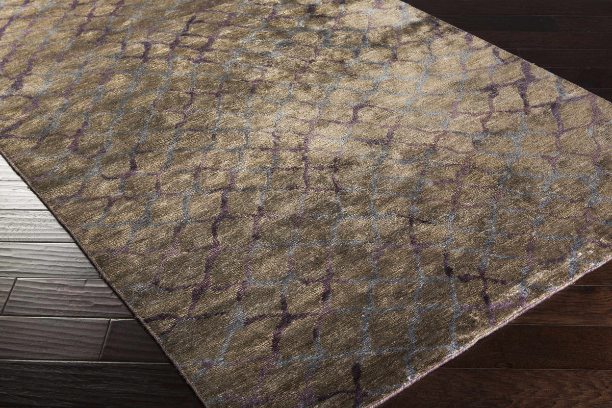 Filbert Premium Viscose Area Carpet - Clearance