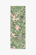 Filifera Palm Pink Outdoor Rug
