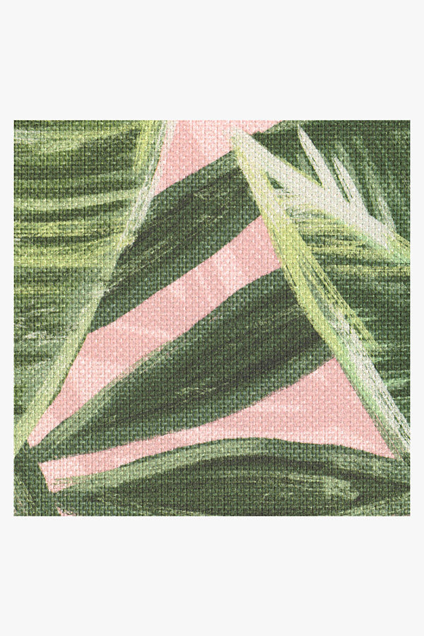 Filifera Palm Pink Outdoor Rug