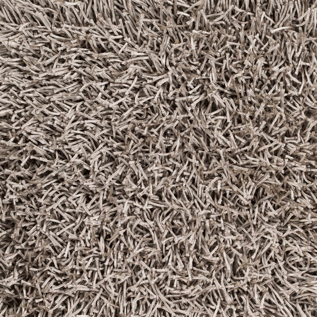 Browder Solid Brown Shag Rug - Clearance