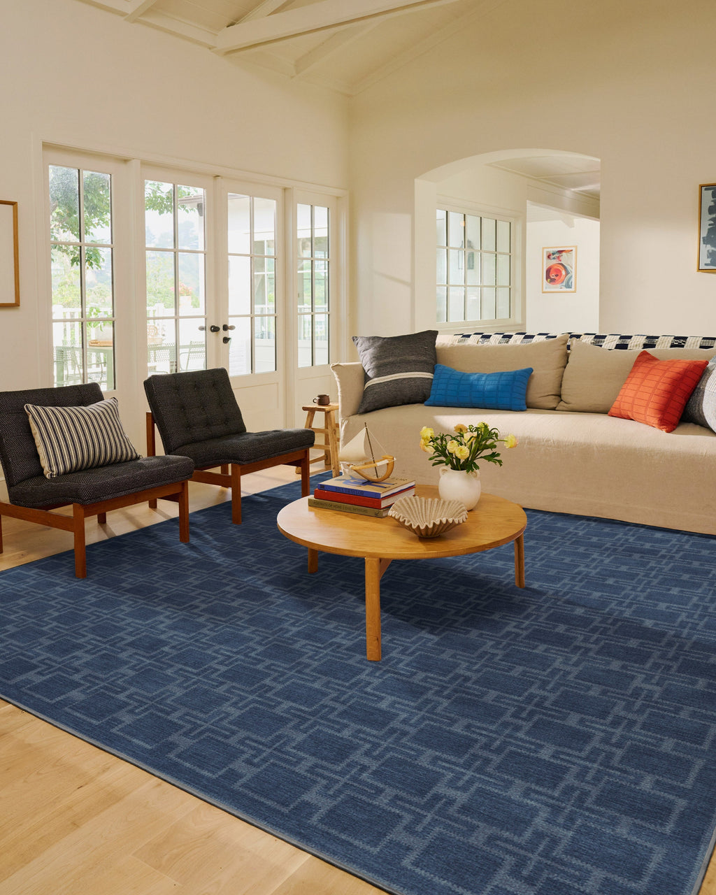 Fletcher Blue Flatwoven Rug