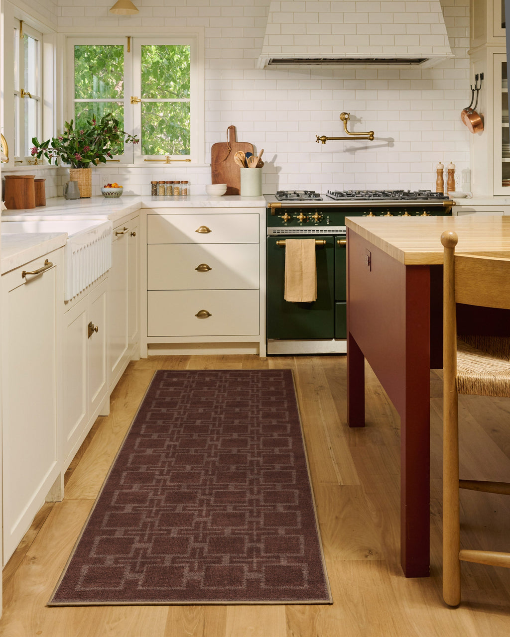 Fletcher Rust Flatwoven Rug