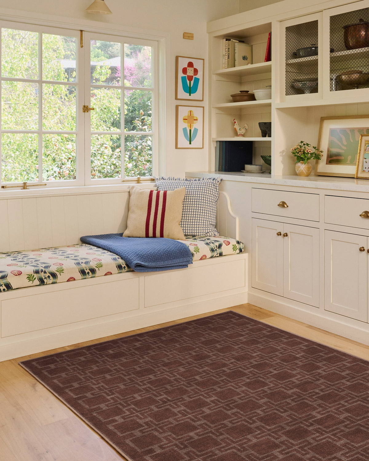 Fletcher Rust Flatwoven Rug