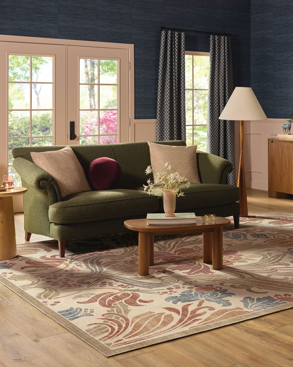 Flourish Cream Rug by Liberty