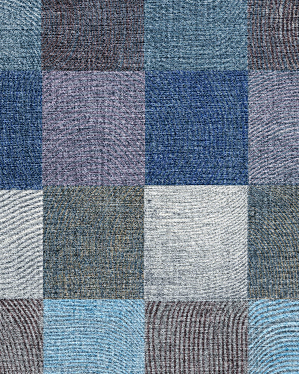 Flux Blue Flatwoven Rug