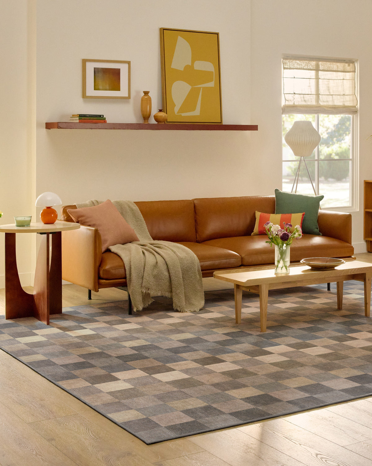 Flux Soft Beige Flatwoven Rug