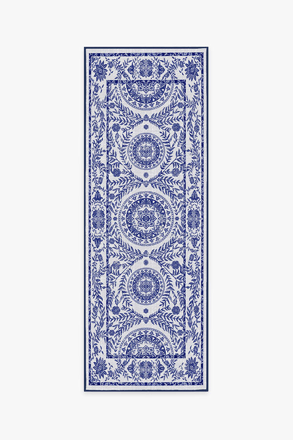 Fontaine Delft Blue Outdoor Rug