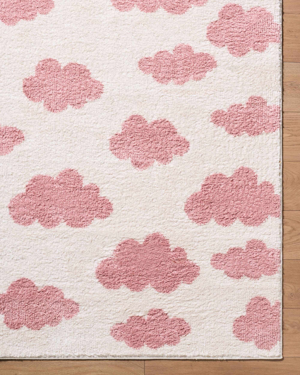 Gonu Ivory Abstract Machine Woven Polyester Washable Area Rug