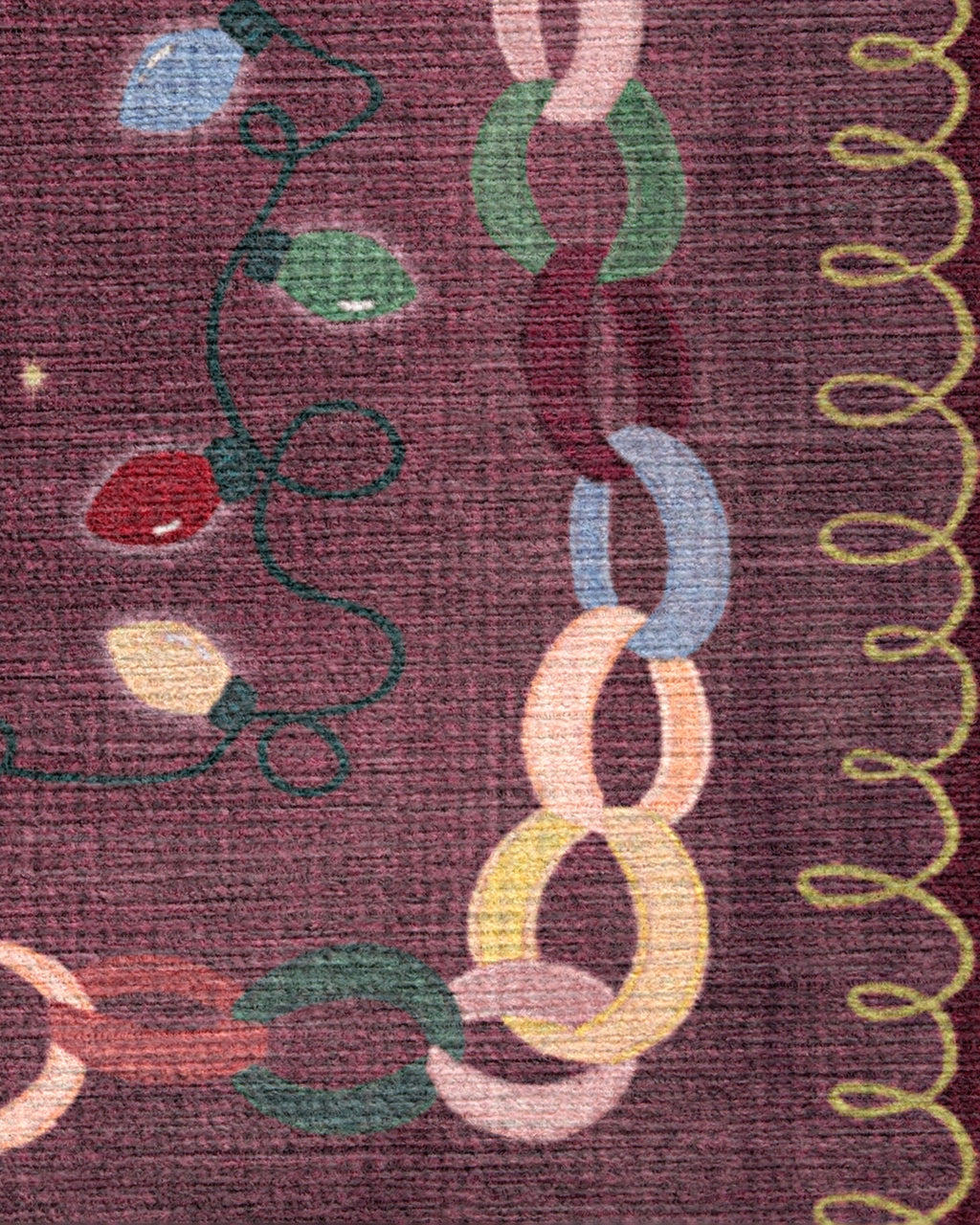 Garland Glow Red Flatwoven Rug