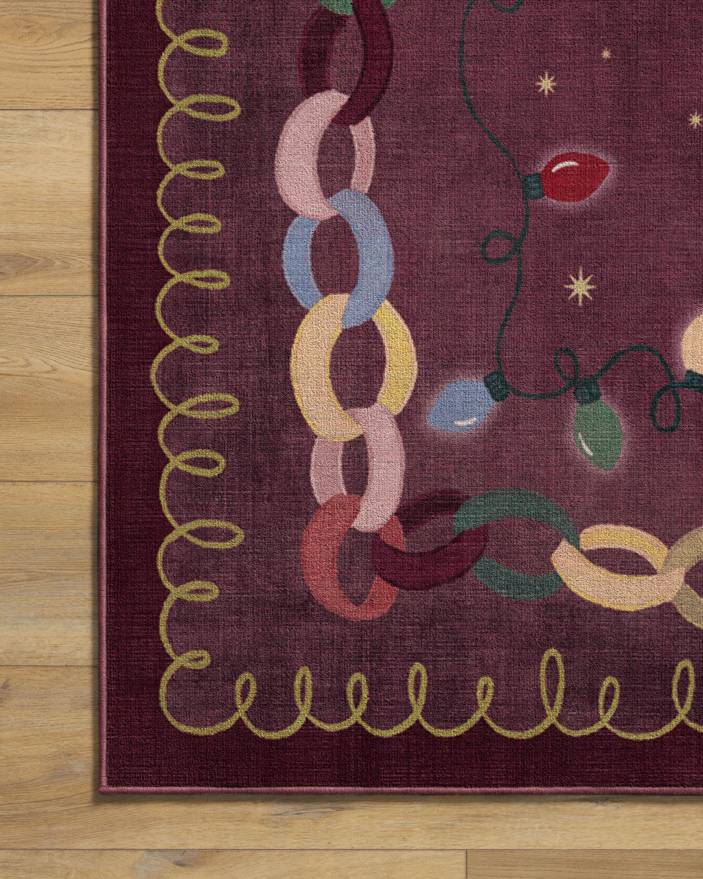 Garland Glow Red Rug