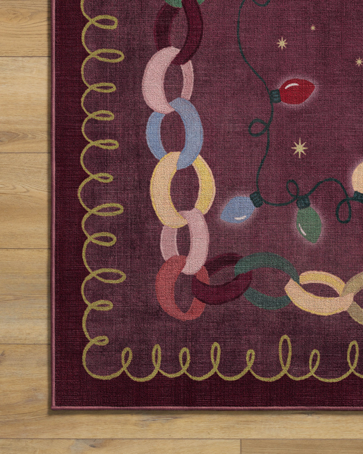 Garland Glow Red Rug