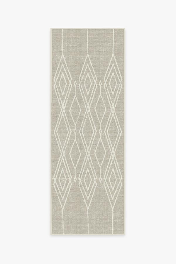 Gemma Lattice Natural Outdoor Rug