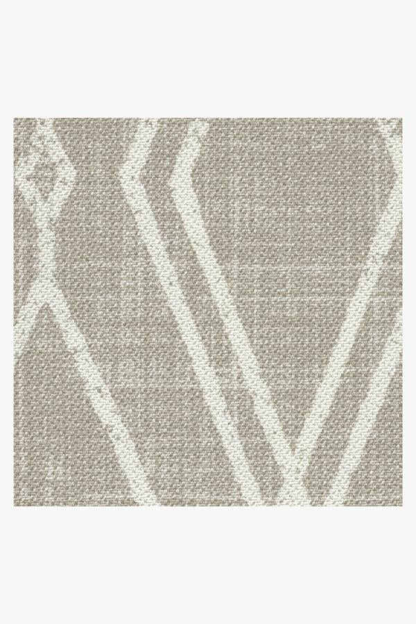 Gemma Lattice Natural Outdoor Rug