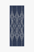 Gemma Lattice Royal Blue Outdoor Rug