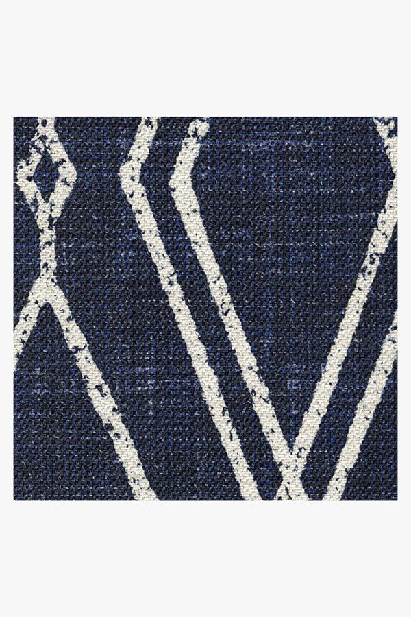 Gemma Lattice Royal Blue Outdoor Rug