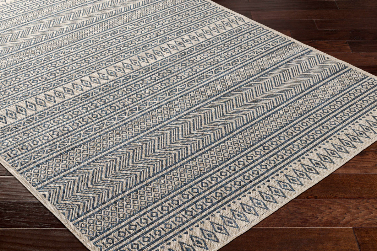 Madras Ink All Over Performance Outdoor Rug