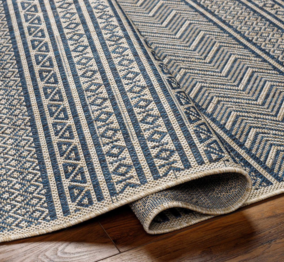 Madras Ink All Over Performance Outdoor Rug