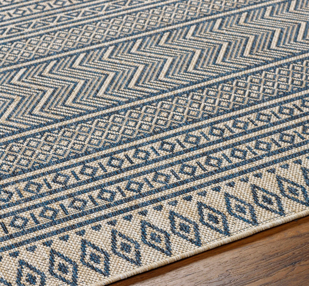 Madras Ink All Over Performance Outdoor Rug