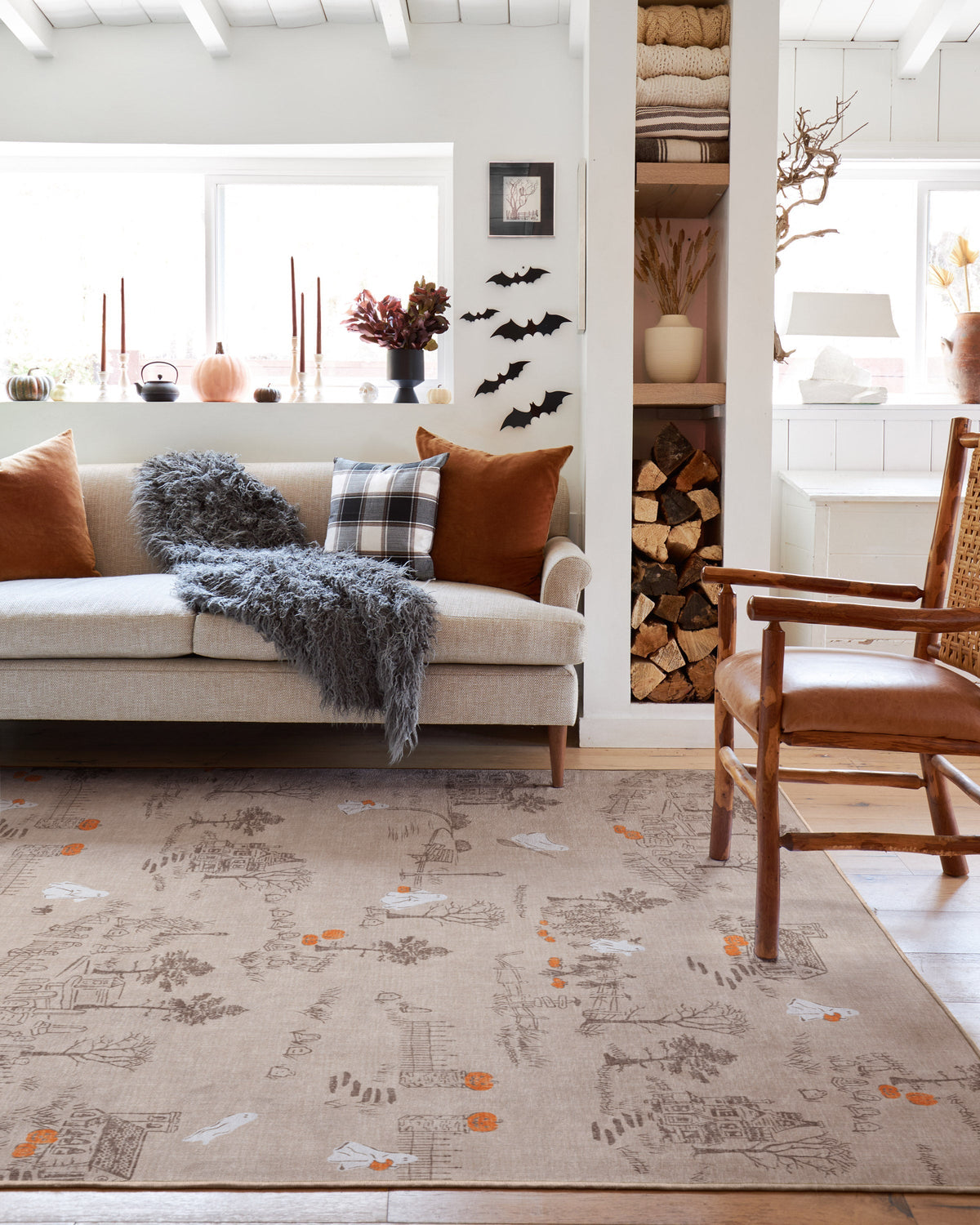 Ghost Stories Natural Rug