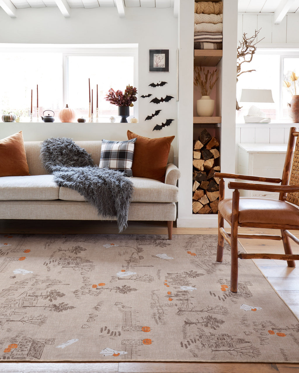 Ghost Stories Natural Flatwoven Rug