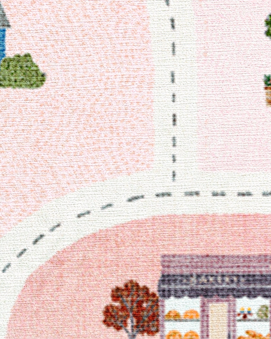 About Town Pink Flatwoven Rug