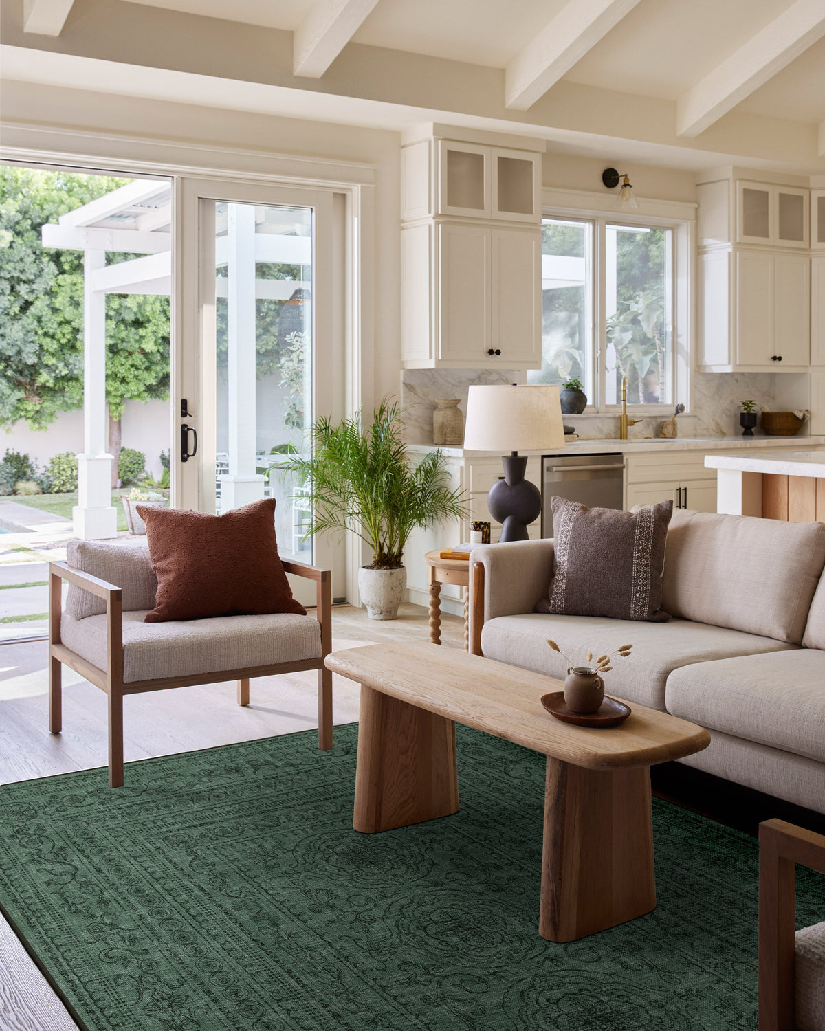 Gisele Dark Sage Rug