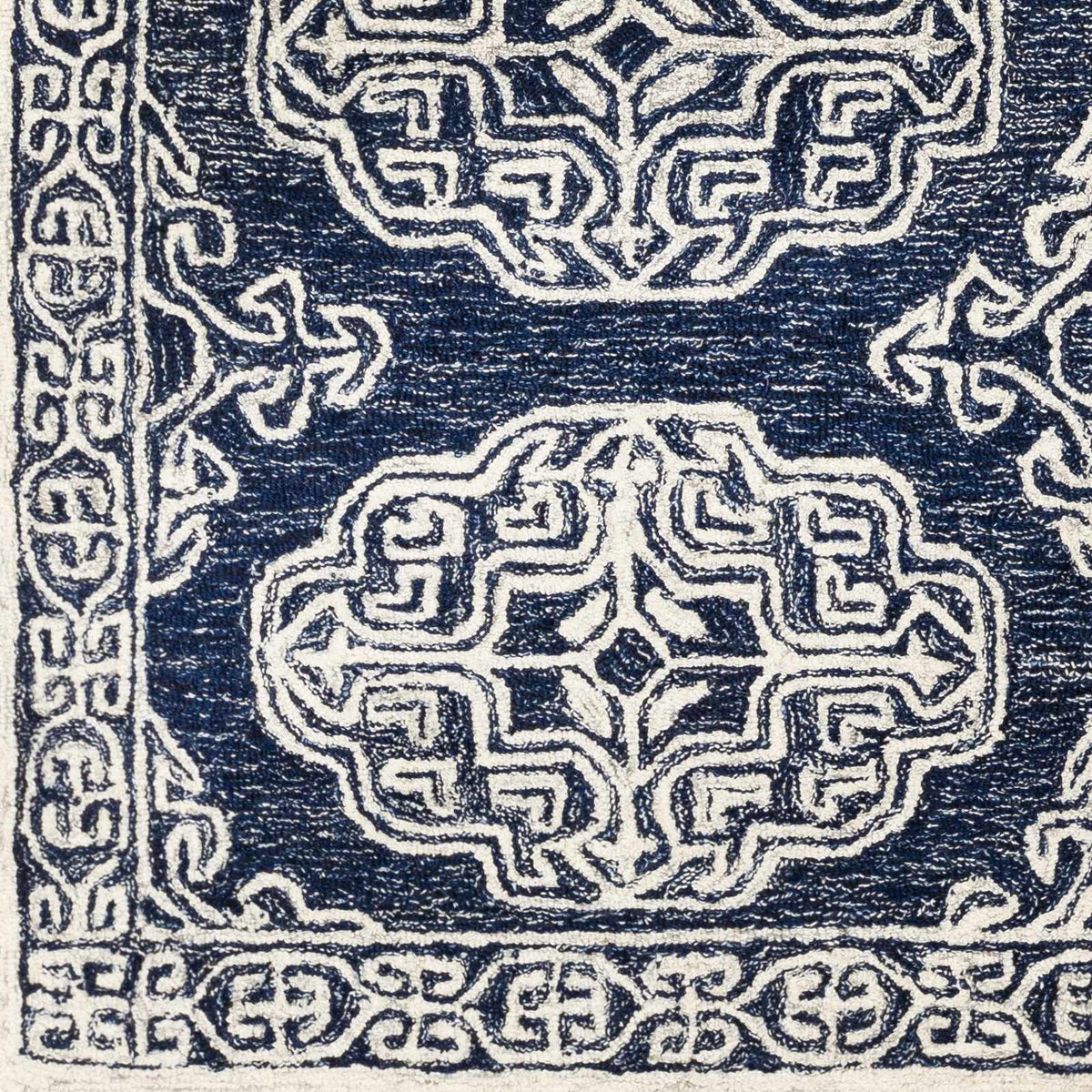 Glenoma Blue Regency Wool Rug