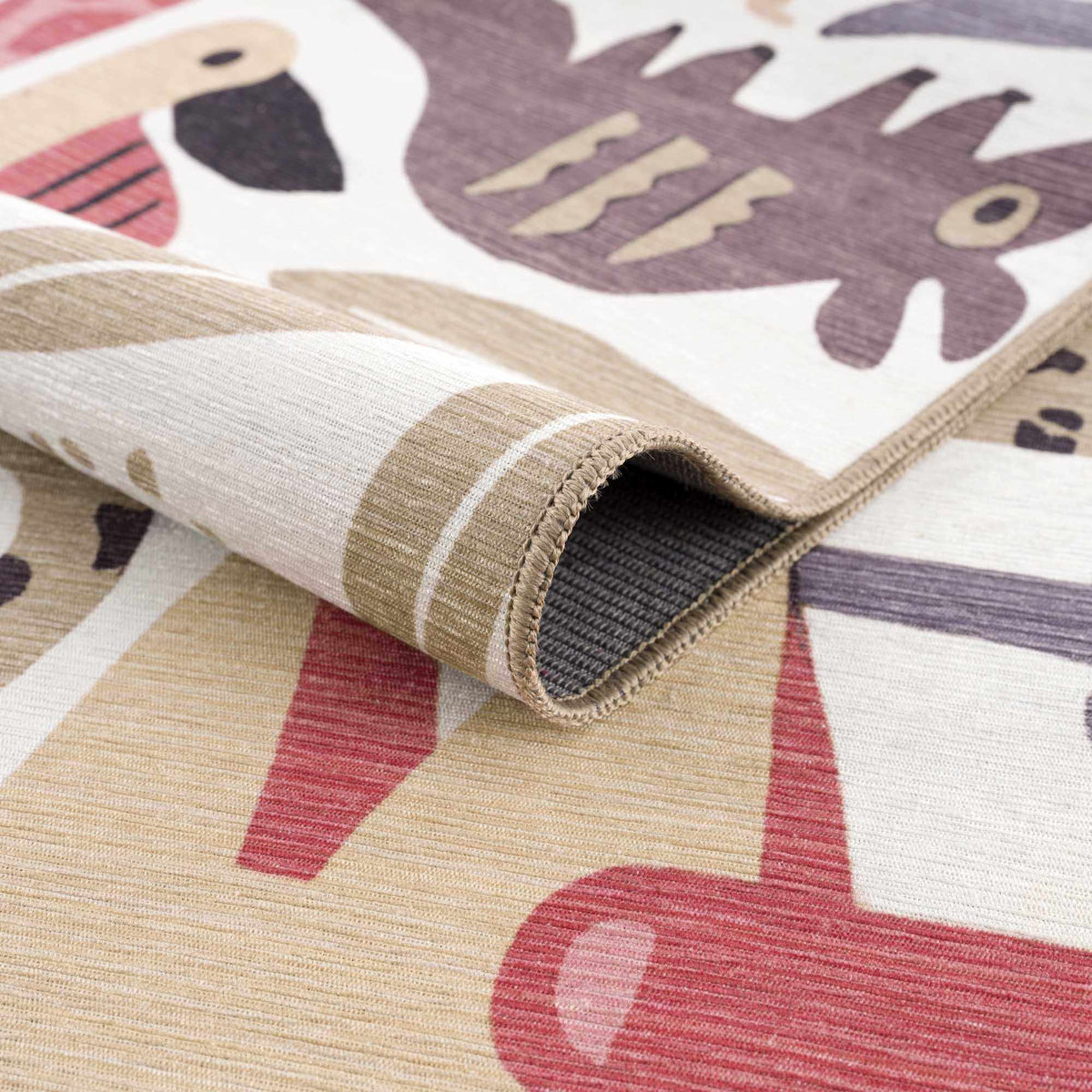 Natal Animal Print Washable Kids Rug - Clearance