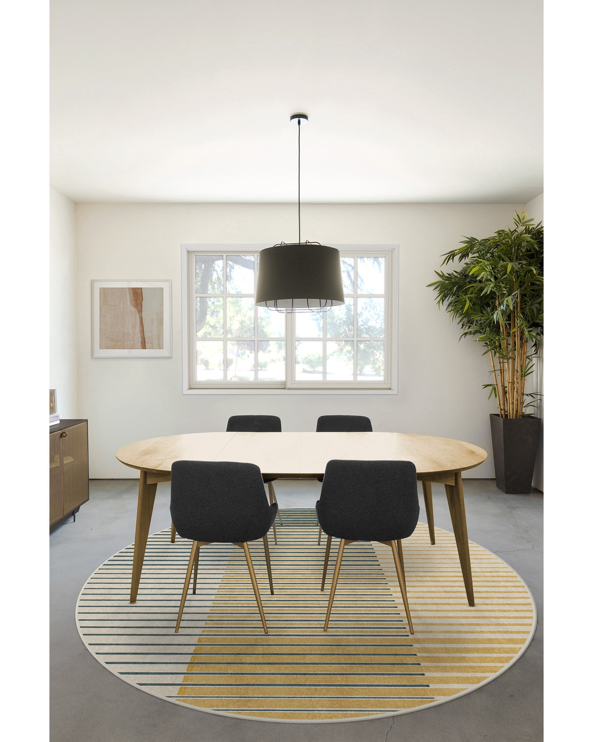 Gradasi Teal Quartz Rug
