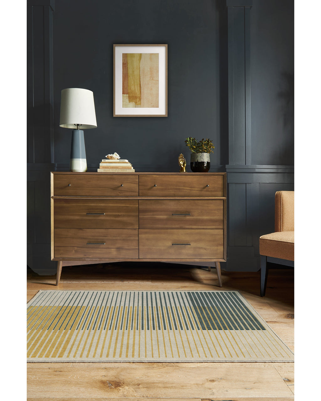 Gradasi Teal Quartz Flatwoven Rug