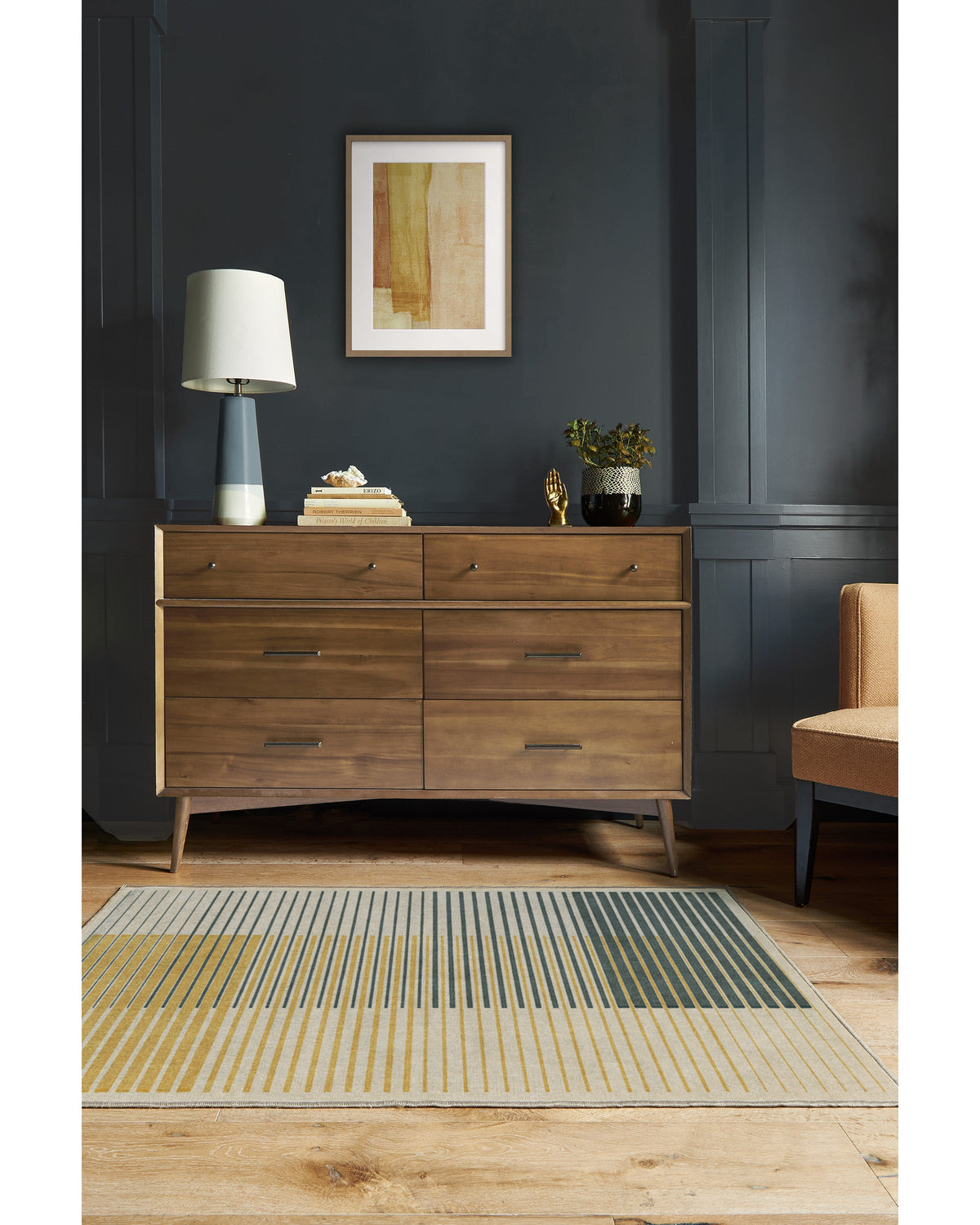 Gradasi Teal Quartz Flatwoven Rug