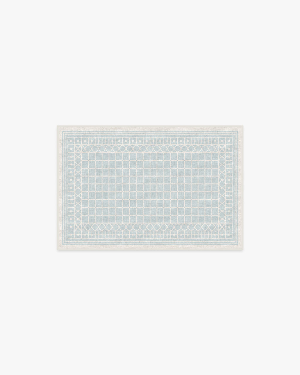 Palm Beach Powder Blue Rug by Gray Malin