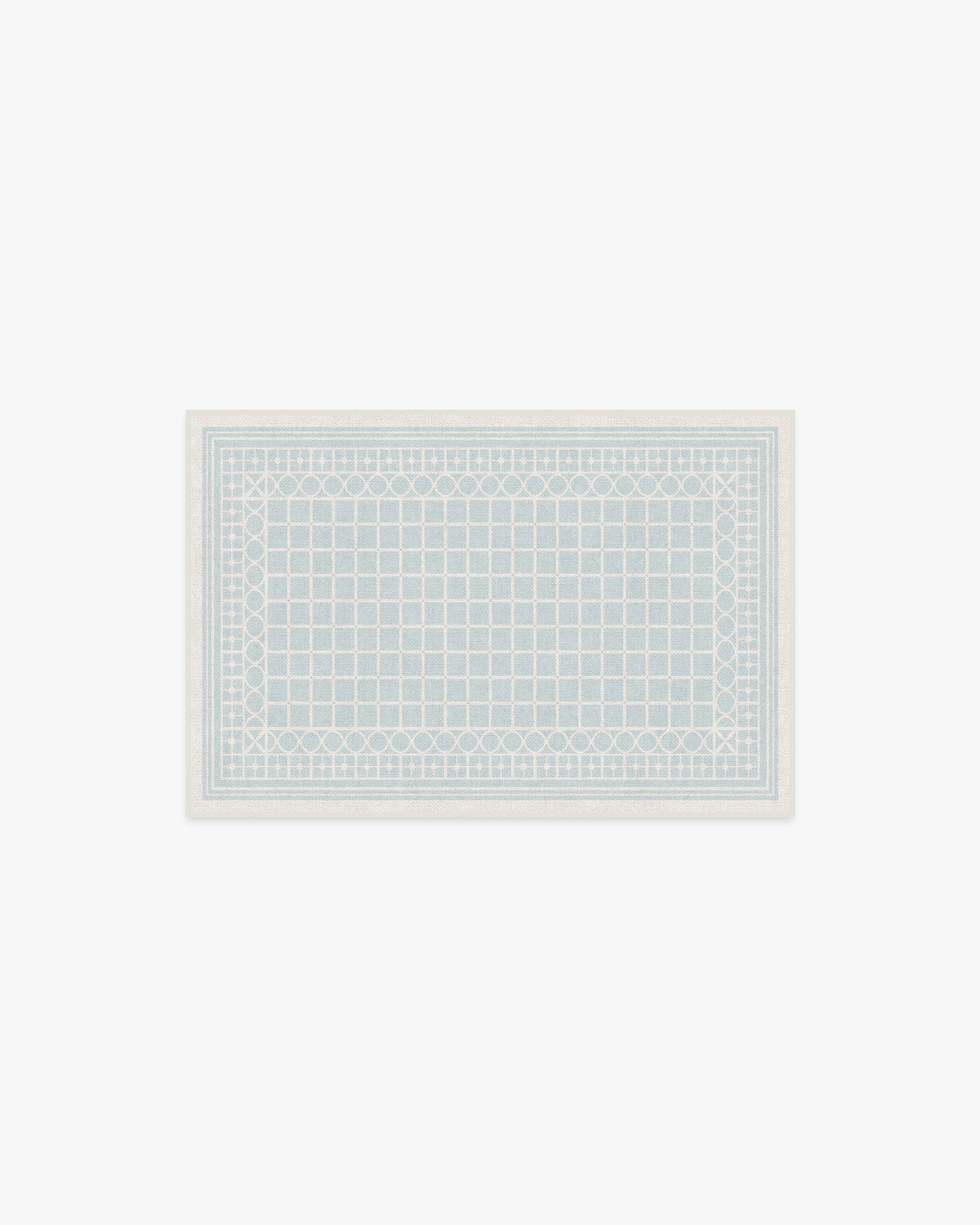 Palm Beach Powder Blue Rug by Gray Malin