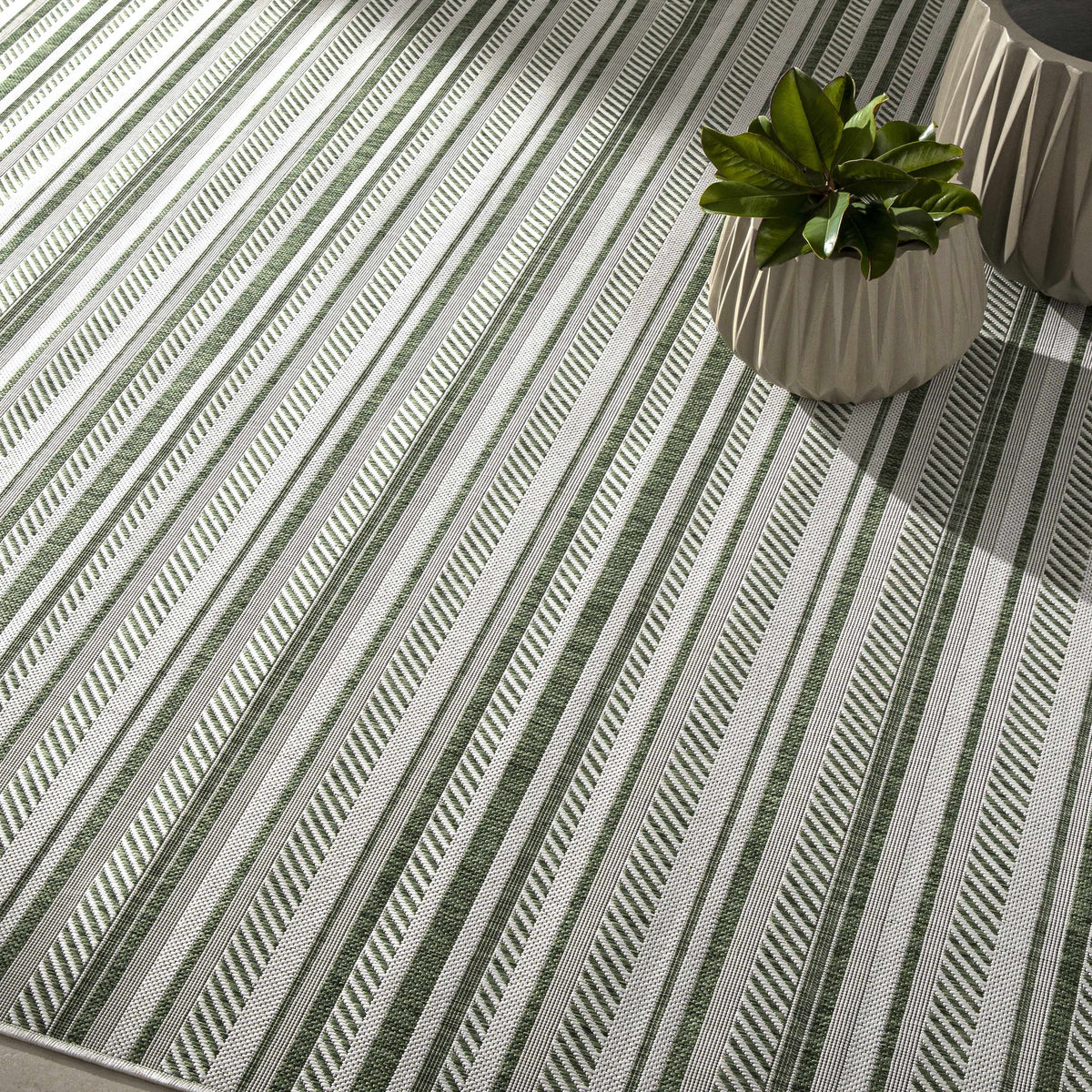 Gram Striped Nordic Outdoor Rug