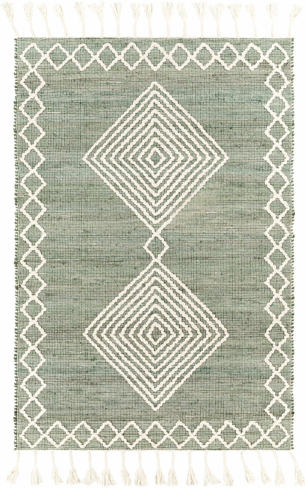 Guiuan Tasseled Jute&Wool Rug - Clearance