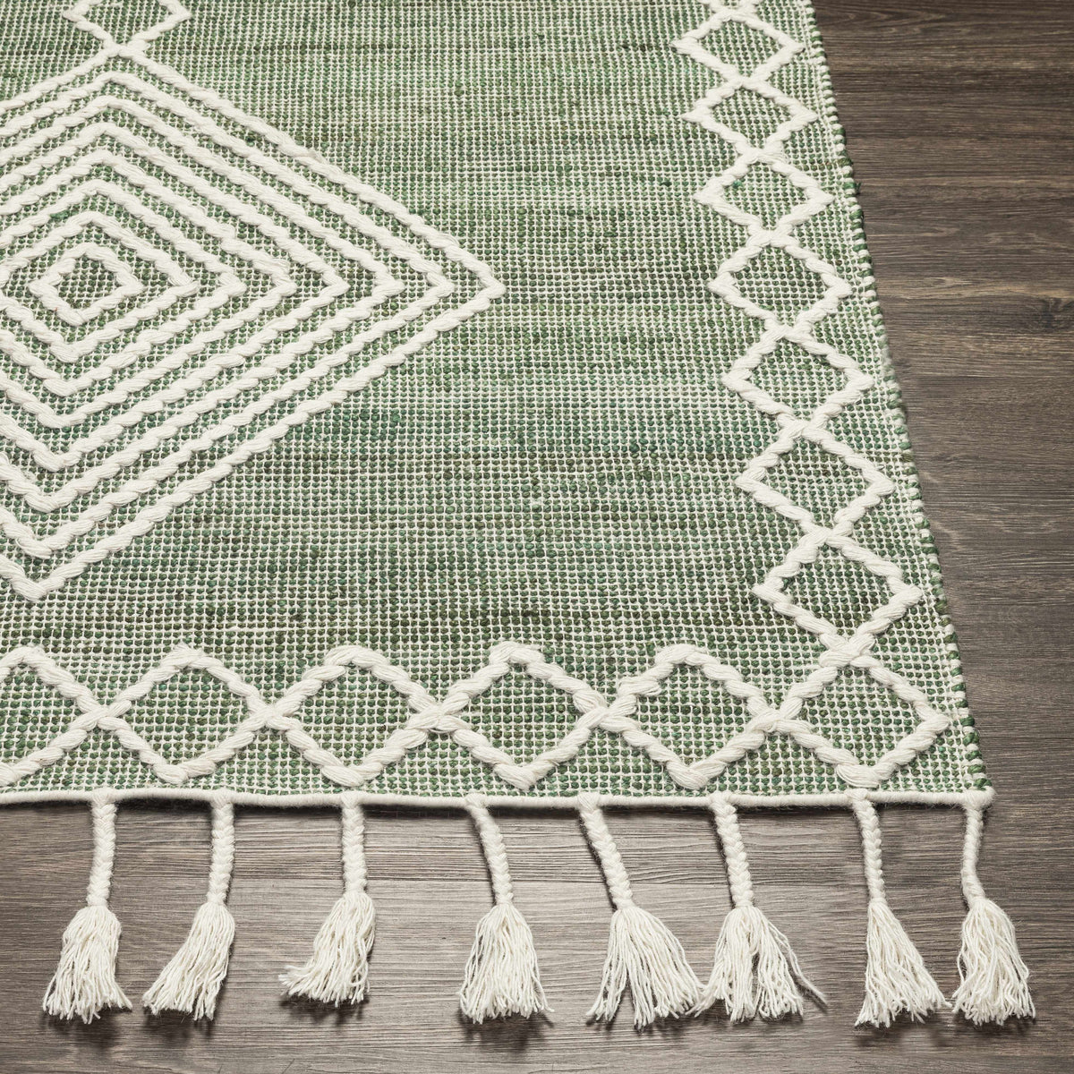 Guiuan Tasseled Jute&Wool Rug - Clearance