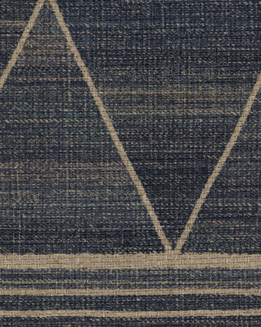 Harlequin Trellis Natural Navy Re-Jute Rug
