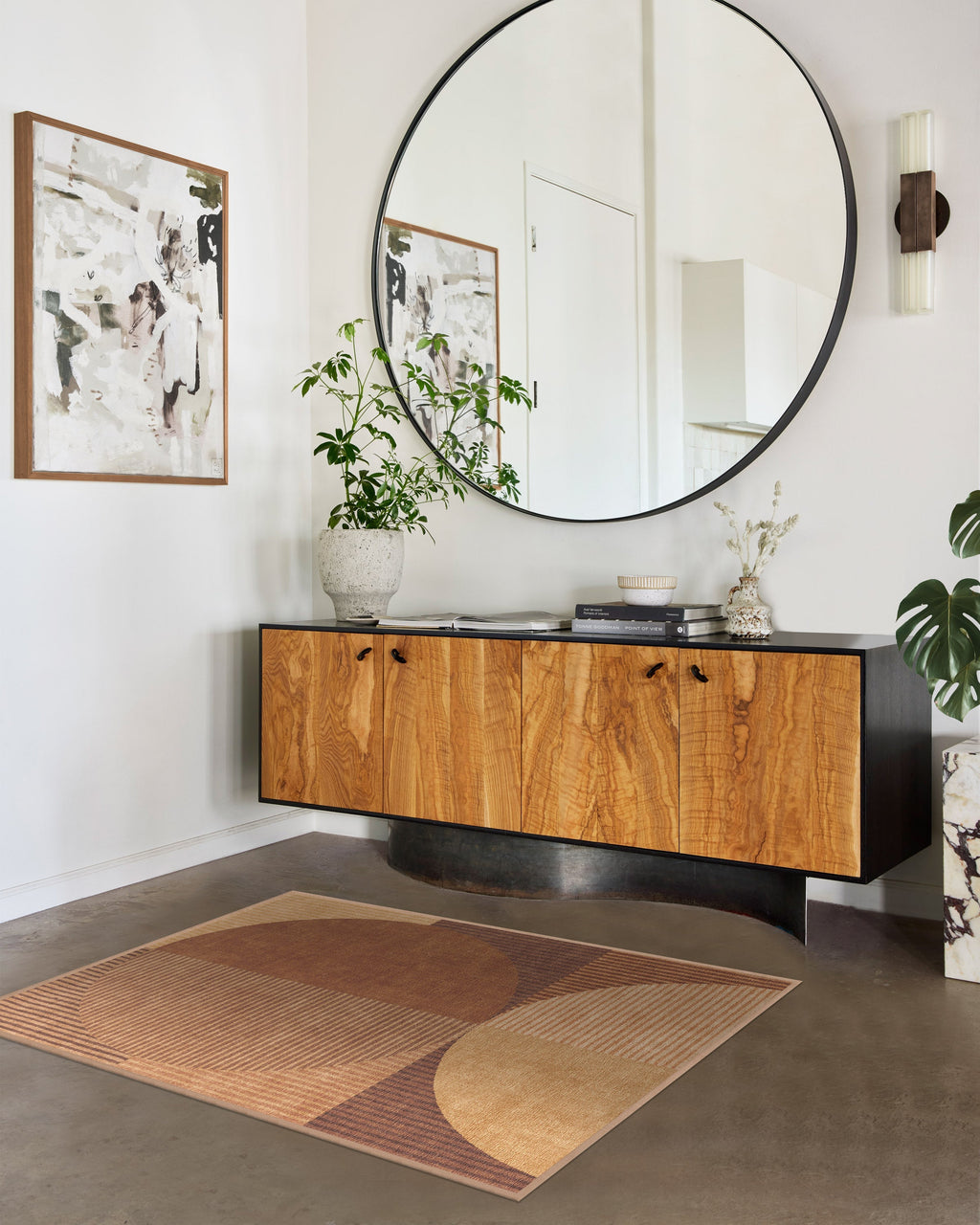 Harlow Copper & Brown Flatwoven Rug