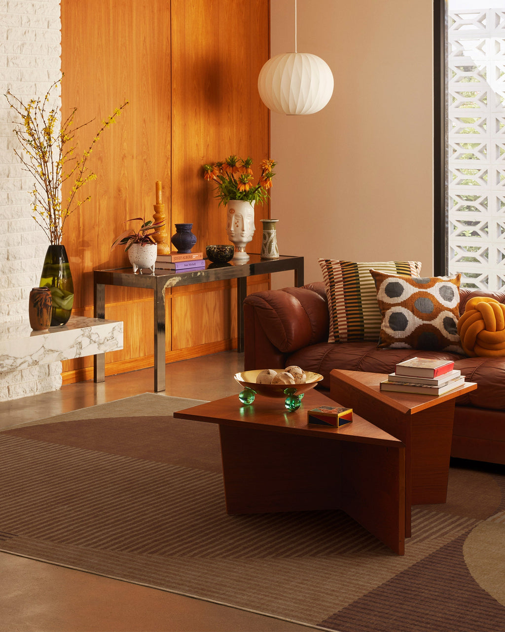Harlow Copper & Brown Flatwoven Rug