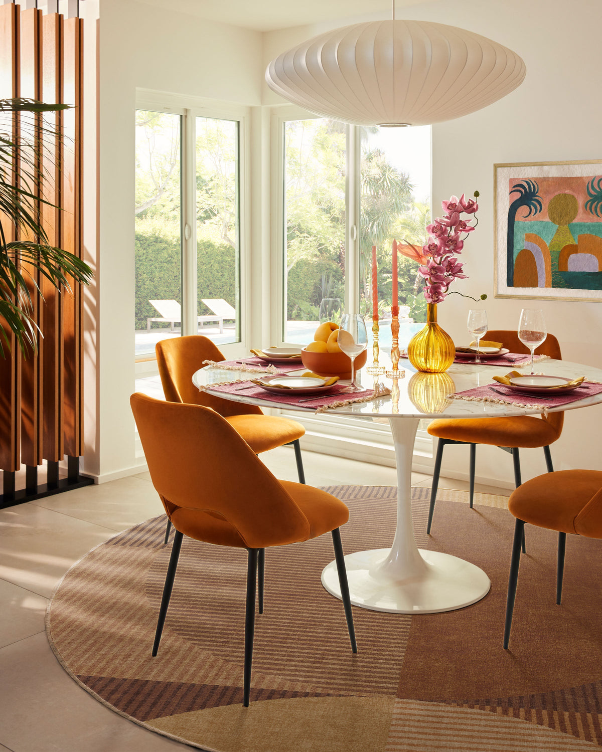 Harlow Copper & Brown Flatwoven Rug