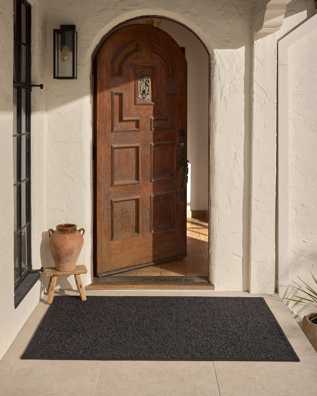 Haven Black Performance Weave Rug