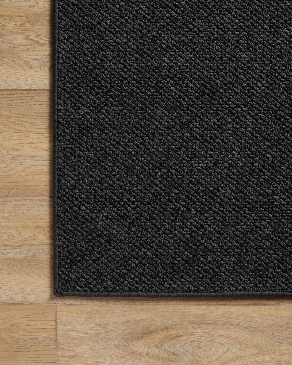 Haven Black Performance Weave Rug