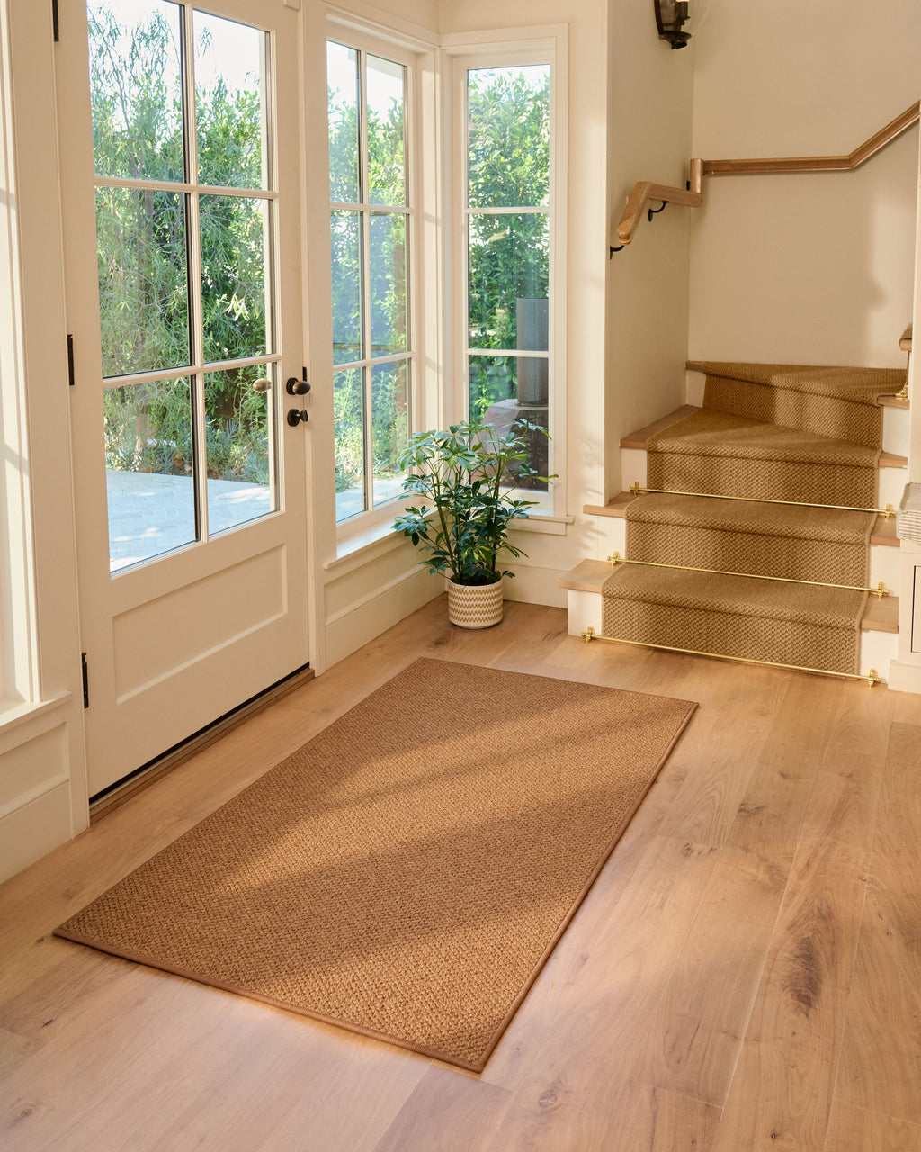 Haven Dark Natural Performance Weave Rug