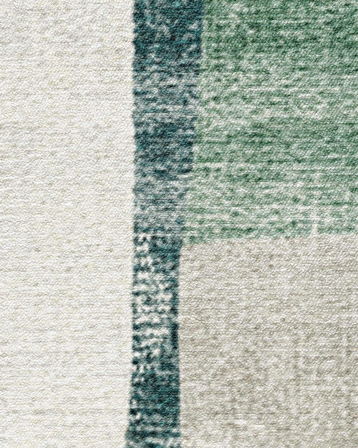 Haylan Ivory & Green Rug