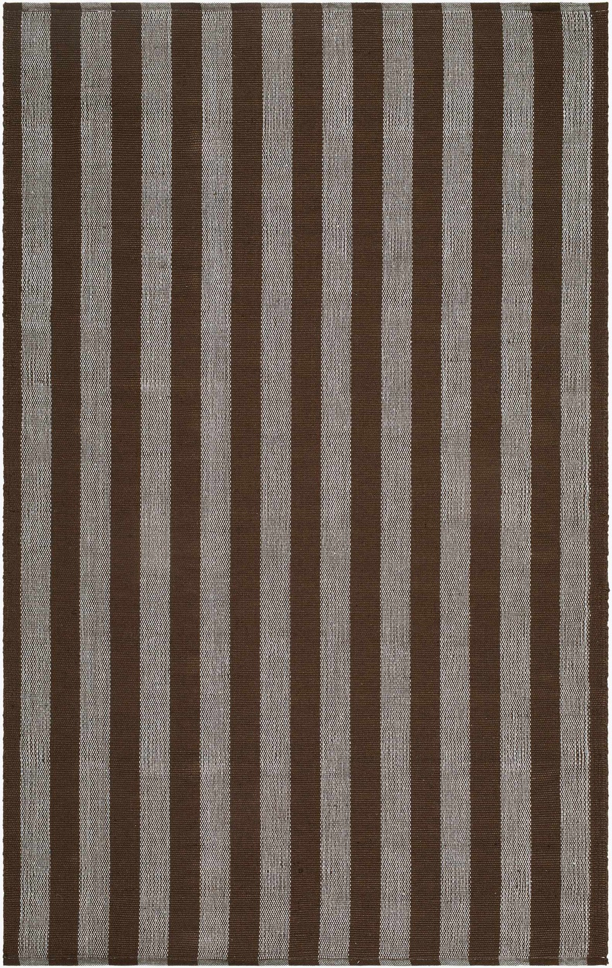 Carpeneto Brown Striped Outdoor Area Rug
